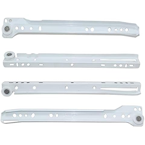AERZETIX: Par de guías de rodillo correderas para cajones 25kg (25cm) Cover