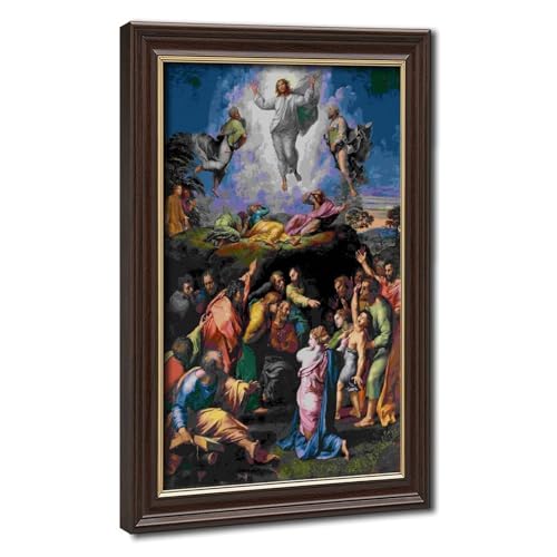 Impression sur toile Transfiguration de Raphaël 20x30 cm décor salon