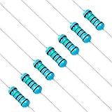 Chanzon 100pcs 1/2W (0.5W) 15K Ω ohm Metal Film Fixed Resistor 0.01 ±1% Tolerance 15KR MF Through Hole Resistors Current Limiting Rohs Certificated