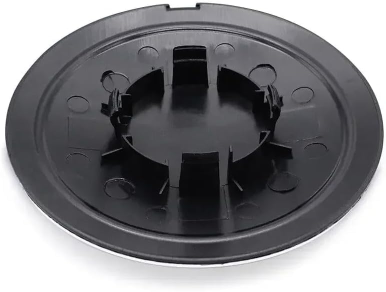 Cache Moyeux Fiat 500 Cache-Moyeux Fiat 500 Abarth 133mm - Lot De 4 | Capuchons Jante Noir Anti-Rayures Cache Moyeu Fiat 500 56mm