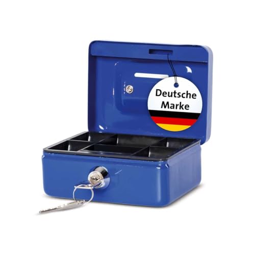 MAUL Geldkassette aus Stahl | 12,5x9,5x6,1cm | Kasse mit...