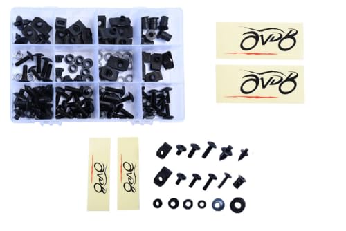 Kit visserie carénages M5 M6 BMW K1200RS 1998-2005 noir avdb