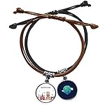 Feature: -An all-matching accessory for wearing clothes; -Provides multiple wearing methods; -Black leather bracelet features a sliver colour charms and delicate rings; -Brown leather bracelet features an antique copper colour charms and exquisite rings.; -Wear them both or separately depends on your wearing styles; -Can be a BFF or couple bracelet set for your best friends, boyfriend, girlfriend, wife or husband to share your full love to the one who you treasure
