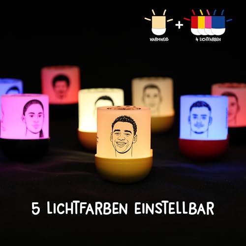 MegaLight EGGY & Friends Blind Box Spiellichter 2er Pack | Deutschland Fanartikel | zufällige Figurenauswahl | 2 aus 16 zum Sammeln l Fußball Geschenke zur WM | EGGY'S Mystery Lights DFB Edition