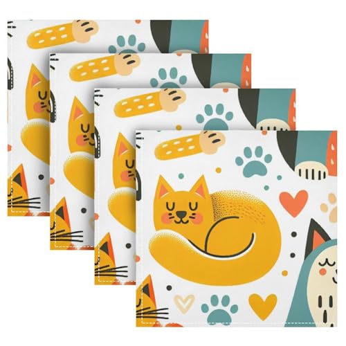 Servilletas de Tela PaChyLuu 20x20 Pulg, Paquete x4 miniatura 5