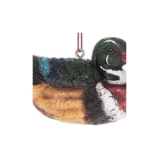 Midwest Seasons Wood Duck Hunting Decoy Christmas Tree Ornament