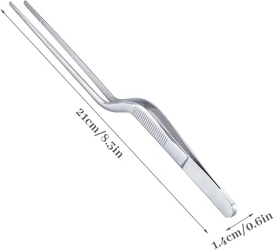 Tongs Tweezers Cooking And Plating Food For Chef Fine Workmanship Ergonomic