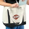 Northwest Harley-Davidson Canvas Tote Bag, Classic Motorcycle Carryall for Everyday Use, Classic Logo