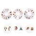 ABOOFAN Christmas Alloy Nail Art Decoration Set 12 Compartments Snowflake Manicure Supplies Festive Nail Tools