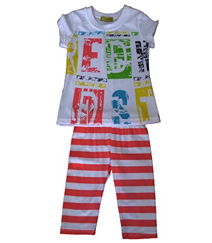 Conjuntos niña blanco rosa de ropa casual infantil y moda de verano para niñas
