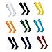 Football Socks Solid Color Athletic Soccer Breathable Softball Baseball For Youth Soccer Solid Color Athletic Knee High Baseb