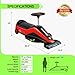 JOYLDIAS Kids Ride On Car with Vacuuming Function, 12V7AH Go Kart W/Detachable Cleaning Head Dust Box, 2 Speed 3-5km/h, Bluetooth Music, Electric Ride On Toy Car for Kids Toddlers Ages 3+,Red