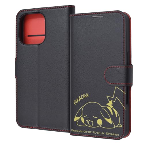 イングレム iPhone 16 Pro ケース 手帳型 ピカチュウ iPhone16Pro アイフォン 16Pro キャラクター ポケットモンスター カバー ソフト ハード スマホカバー スマホケース IJ-PP47ELC1BR/PK66