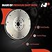 A-Premium Transmission Clutch Kit with Flywheel Compatible with Nissan Sentra 1992-1994/1998-1999, NX 1991-1993, 200SX 1995-1998 & Infiniti G20 1991-1996/1999-1999, 2.0L, 2-PC Set, Replace# 4160225100
