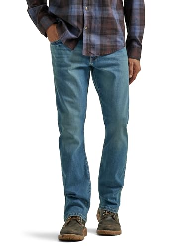 Wrangler Men's Slim Bootcut Jean, Mid Wash, 36W x 30L