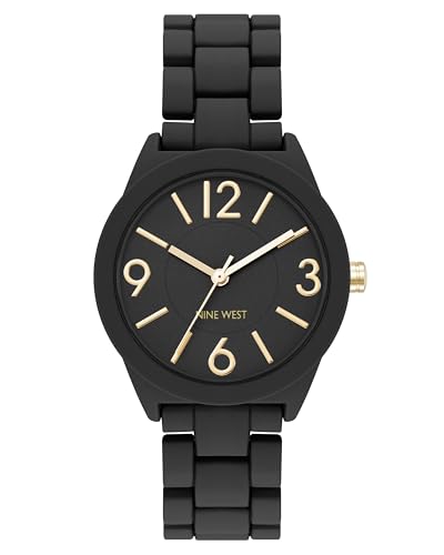 Montre bracelet caoutchouté Nine West NW/3092 anti irritation femme