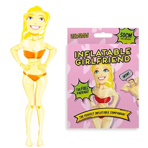LND Gifts Blow Up Doll Inflatable Girlfriend - 50cm, Hilarious Joke Gift for Men, Perfectly Sized for Laughs and Gags - Your Ultimate Blow Up Inflatable Doll Companion