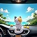 Solar Wobble Figures, Solar Dancing Cat, Bobble Head Cat Ornaments, Innovative Cat Solar Figure Statue Car Dashboard Decorations Ornaments Solar Bobble Head Figures, Solar Power Kits