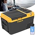 12v Car Refrigerator, Electric Cooler 28 Quart, Portable Fridge with Wheels, Freezer Compressor Cooler -4?~68? 12/24V DC 100~240V AC Support App Control for Truck, Camping, Road Trips, Travel, RV