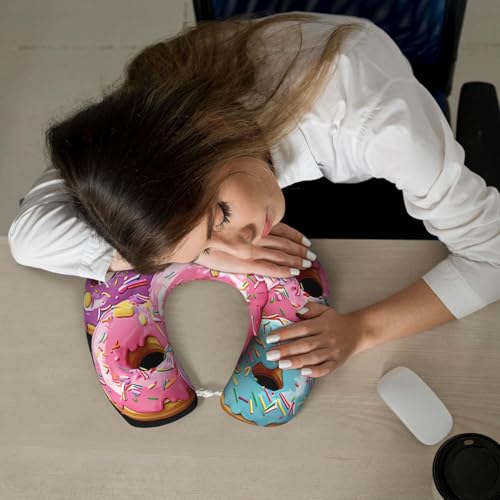 Almohada espuma viscoelástica para viaje 30x25 cm miniatura 7