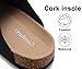 Womens Bostons Clogs Birkenstocksly Clog Potato Shoes Straps Cork Mules Footbed Sandals with Arch Support Fashion and Comfort Black