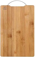 لوح تقطيع بامبو خشبي بمقبض للمطبخ من بيبر بيرد، شديد التحمل للحوم والخضروات والفواكه والكتل الكبيرة، لوح خشبي آمن للاستخدام في غسالة الأطباق