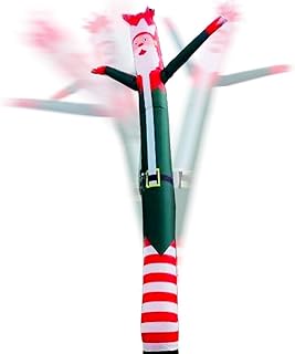 Inflatable Tube Man Blow Up Sky Puppet Dancer 20ft (no Blower) Funny Wacky Santa Claus for Christmas Business Outdoor Advertisement Yard Decorations