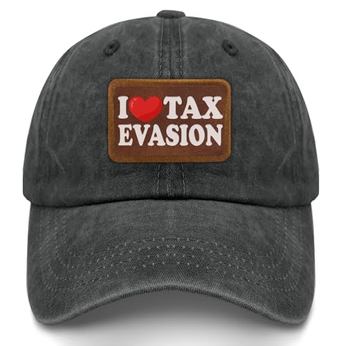 Weiweiwu I Love Tax Evasion Baseball Cap Trucker Hat Women