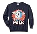 I Love Milk Heart Milk Lover - I LOVE HEART MILK Kids Comfort Colors Adult Sweatshirt