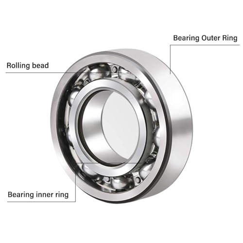 yamaso 20 pcs 608 2rs ball bearings  bearing steel and double rubber sealed miniature deep groove ball bearings 8mm x 22mm x 7mm