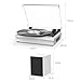 WOCKODER Record Player for Vinyl with Speakers, 3-Speed Vinyl Record Player with Dual Stereo Speakers Support Wireless Connection RCA Output Aux in USB Vintage Design Turntable, R612