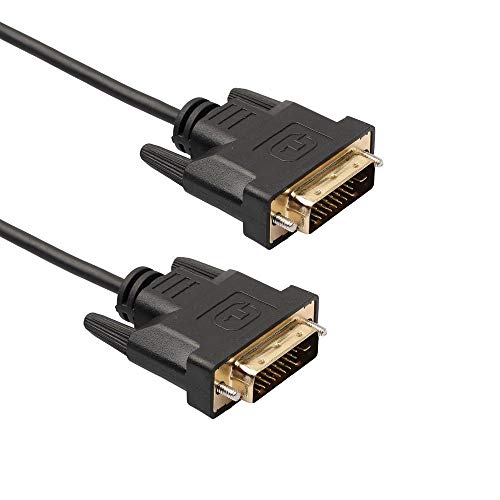 Image of BIGPLAYER DVI 24+1 Pin Display Cable Male to Male 1.5 Meter Digital Video Interface Connector for Monitor PC Graphics Card Screen Black