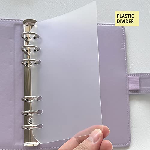 Fan&Ran 2023 Planner Binder Set A6 - Weekly And Monthly Refills, Budget Sheets, Cash Zipper Pocket, Personal Size, Purple #TOP6