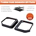 Rearview Mirror Rain Shield Cover Compatible with Toyota Land Cruiser Prado 250 J250 LC250 2024 2025 Accessories, Rear View Mirror Rain Shield Visor Guard Cover, 2Pcs (Piano Black)