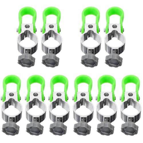 BESTonZON 2pcs Fishing Umbrella Holders Easy Install Clips for Camping Chair Umbrella Attachment and Secure Brackets for Outdoor Angling