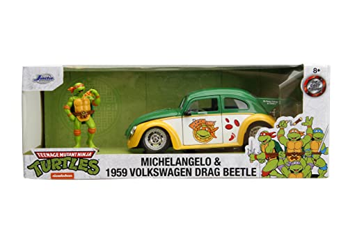 Jada Teenage Mutant Ninja Turtles Volkswagen Drag Beetle 1:24 miniatura 2