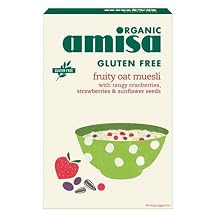 4 PACK - Amisa - Org G/F Fruity Oat Muesli | 325g | 4 PACK BUNDLE