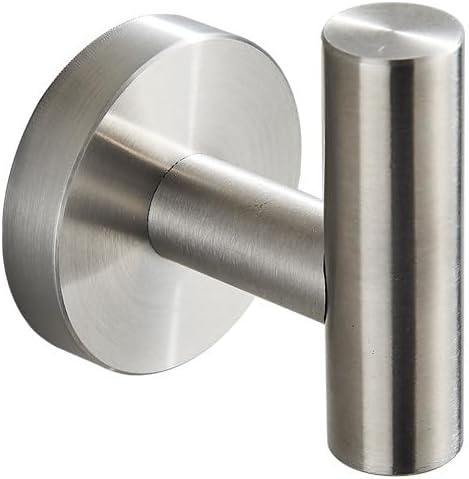 Bathroom Hardware Set Round Towel Bar Toilet Paper Holder Towel Ring Robe Hook Stainless Steel Hanging Rack DIY Chrome/Black,Gold Towel Ring
