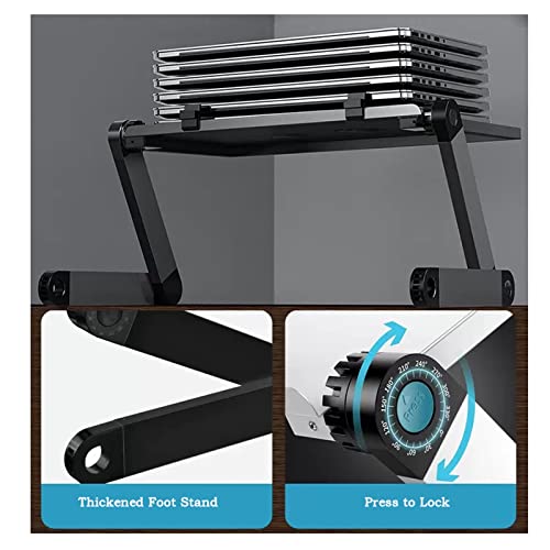 Soporte ajustable para proyector con trípode y bandeja retráctil miniatura 4
