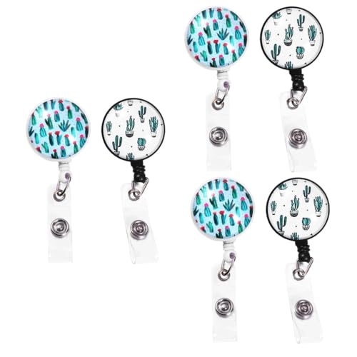 Porte-badges rétractables robustes NUOBESTY lot de 3 pinces pour cartes