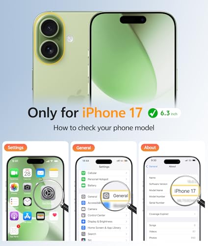 Image of FNTCASE for iPhone 17 Case: [Compatible with Magsafe] Translucent Matte Cases with [Full Camera Protection] [Screen Protector] Military Grade Shockproof Protective Phone Cover - Light Moss