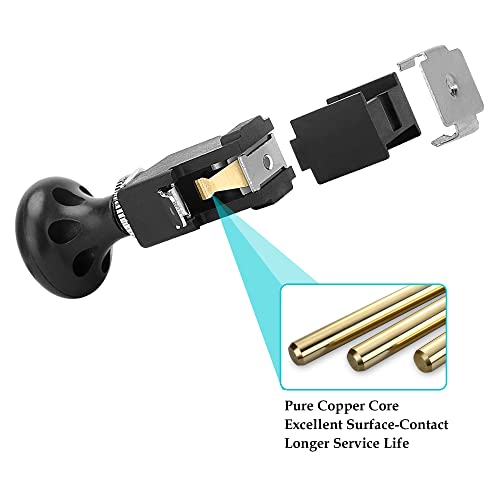 10L0L Universal Golf Cart Headlight Push Pull Switch For Ezgo, Yamaha, Club Car, 12 Volt On Off Light Button, 1 Pack #TOP2