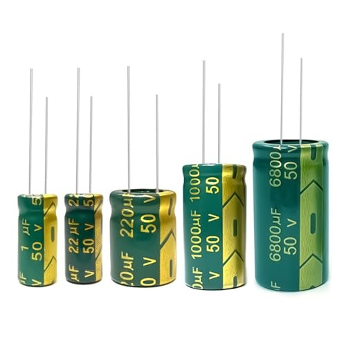 Condensateurs basse fréquence 50V filtrage audio haute performance