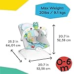 Baby Einstein Ocean Explorers Musical Bouncer Infant Seat, Kick to It Neptune, Unisex, for Ages 0-6 Months up to 20 lbs - Image 4