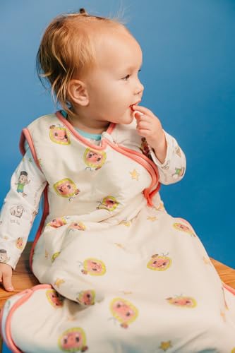 Image of Copper Pearl Baby Sleep Sack, CoComelon - Wearable Blanket for 0-6 Months, Sleeveless Sleep Sack for Baby Boy or Girl