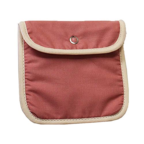 🇫🇷 Pochette pour Savon Solide ou shampoing 100% Coton Bio ( modèle Rose poudré) - Fabrication française Cover