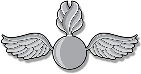Navy Aviation Rating AO ORDNANCEMAN Logo Shaped Sticker (Naval Wings Vinyl Decal (2.5 x 5 inch) USN Licensed