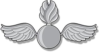 Navy Aviation Rating AO ORDNANCEMAN Logo Shaped Sticker (Naval Wings Vinyl Decal (2.5 x 5 inch) USN Licensed