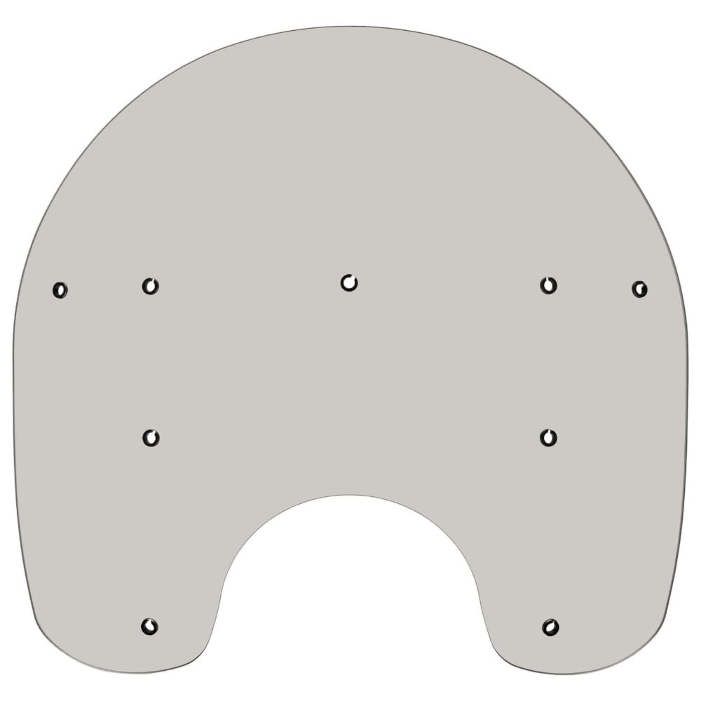 NATHANAEL 15" REP.SHLD HRTG/FTBY,SLR MEP6169 (Clear, Gray, Solar,)
