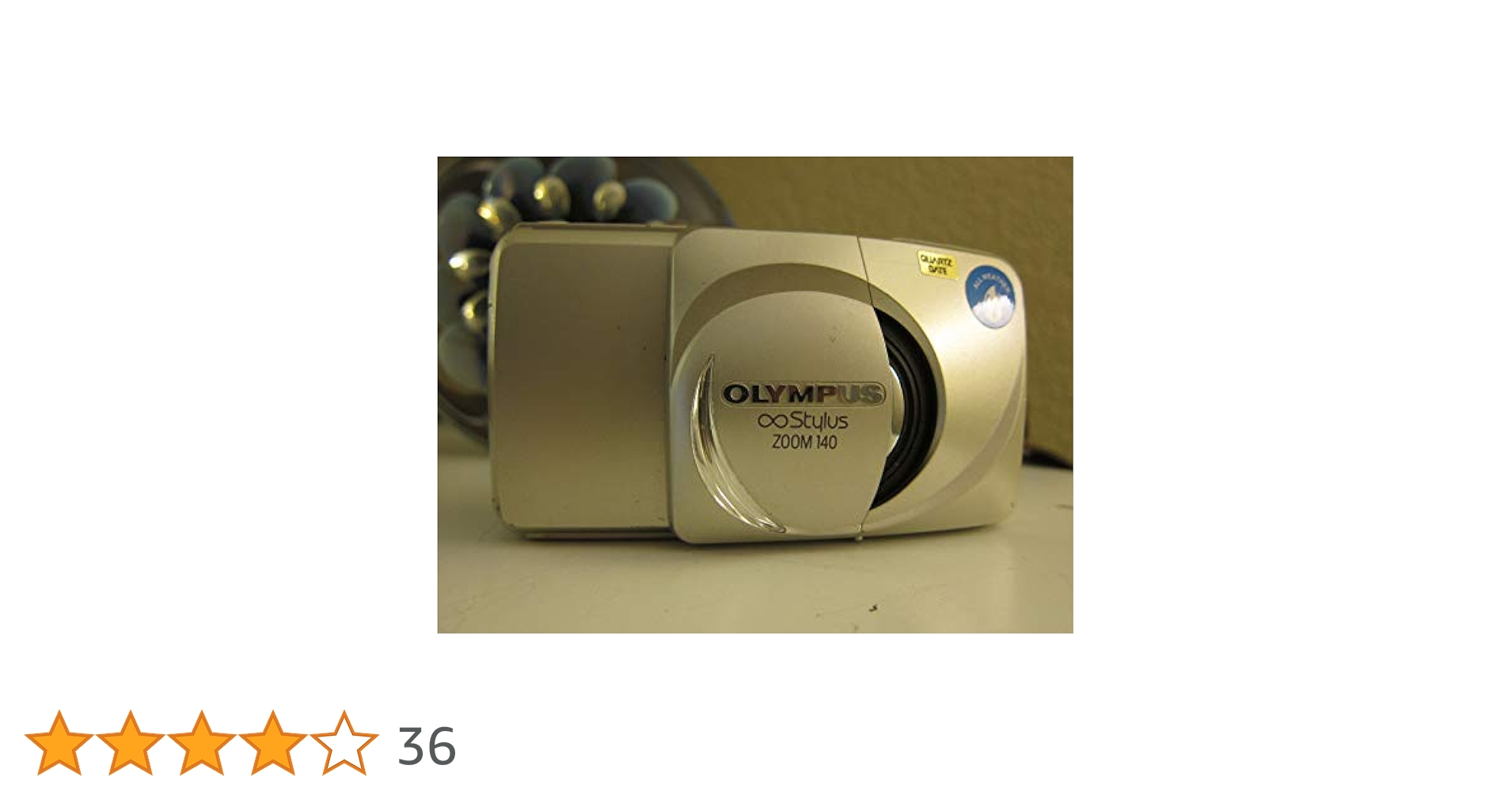 OM SYSTEM Olympus Stylus Zoom 140 QD CG Date 35mm Camera